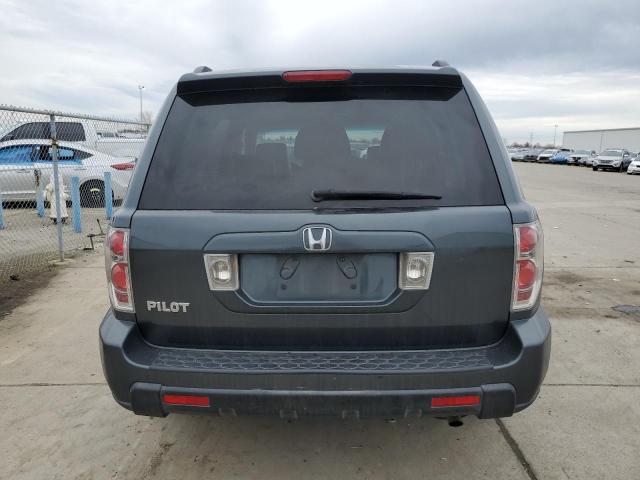 5FNYF28686B010453 - 2006 HONDA PILOT EX GREEN photo 6