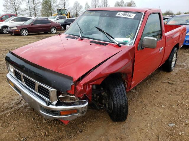 1N6SD11S3VC369201 - 1997 NISSAN TRUCK BASE RED photo 2