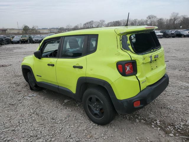 ZACCJBAB8HPG14502 - 2017 JEEP RENEGADE SPORT GREEN photo 2