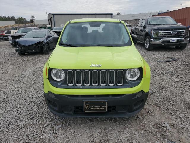 ZACCJBAB8HPG14502 - 2017 JEEP RENEGADE SPORT GREEN photo 5