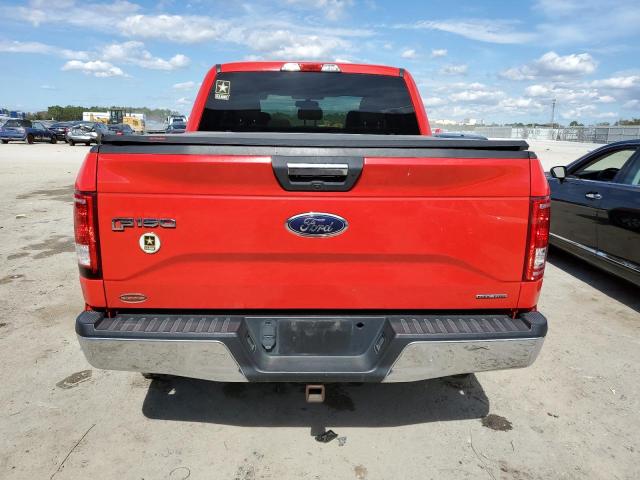 1FTEW1EF2GFA06493 - 2016 FORD F150 SUPERCREW RED photo 6