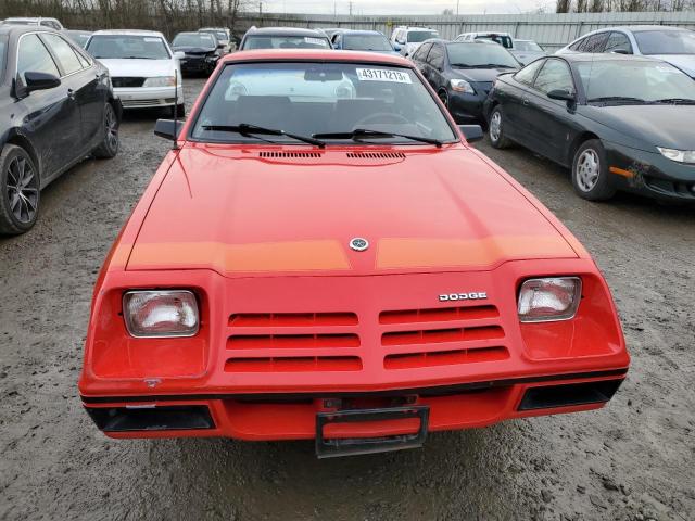 1B7EZ44C5DD233572 - 1983 DODGE RAMPAGE RED photo 5