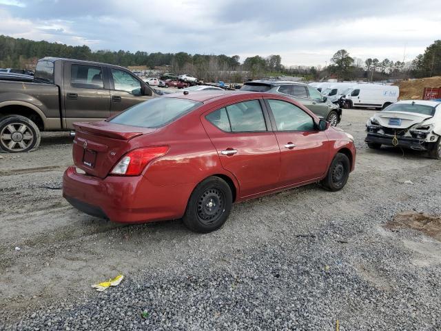 3N1CN7APXKL834899 - 2019 NISSAN VERSA S RED photo 3