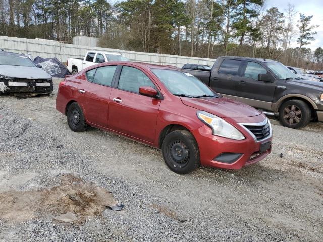 3N1CN7APXKL834899 - 2019 NISSAN VERSA S RED photo 4