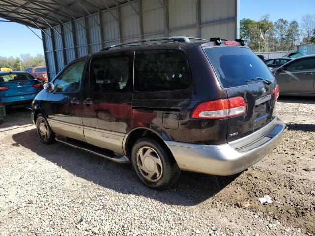 4T3ZF13CX1U358480 - 2001 TOYOTA SIENNA LE BROWN photo 2