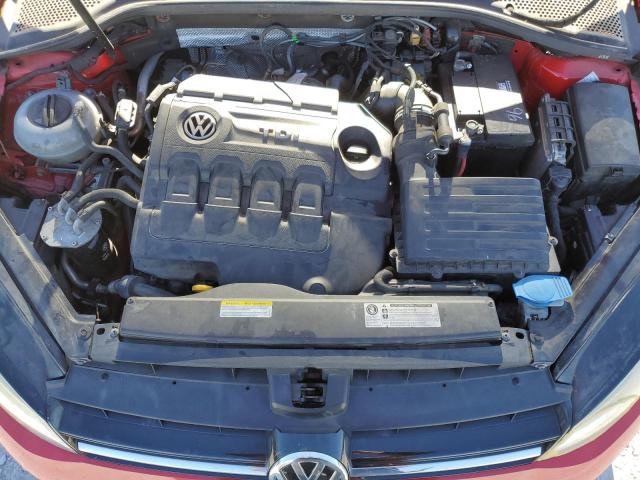 3VW2A7AU2FM042091 - 2015 VOLKSWAGEN GOLF TDI RED photo 12