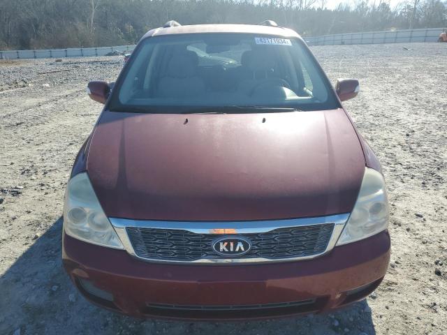 KNDMG4C73C6433231 - 2012 KIA SEDONA LX BURGUNDY photo 5