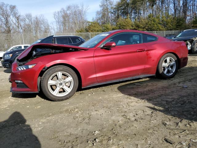 1FA6P8AM1G5251666 - 2016 FORD MUSTANG RED photo 1