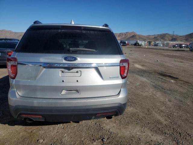 1FM5K7BH8HGE12337 - 2017 FORD EXPLORER SILVER photo 6