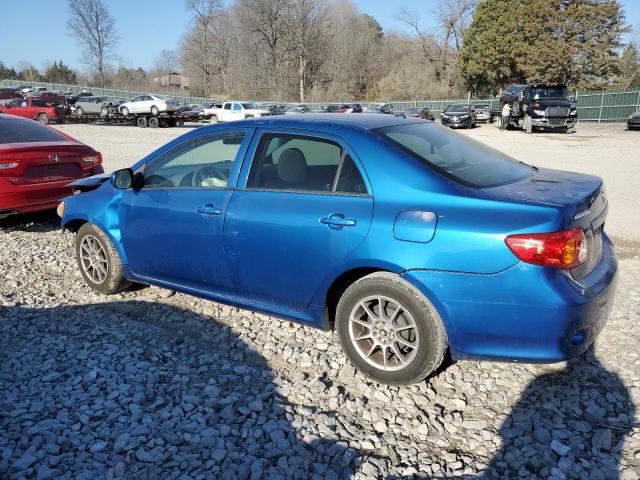 JTDBL40E99J004672 - 2009 TOYOTA COROLLA BASE BLUE photo 2