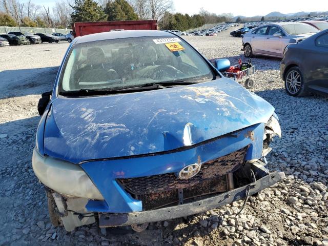 JTDBL40E99J004672 - 2009 TOYOTA COROLLA BASE BLUE photo 5