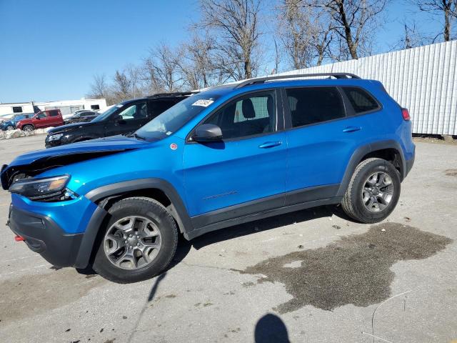 1C4PJMBX7KD274613 - 2019 JEEP CHEROKEE TRAILHAWK BLUE photo 1
