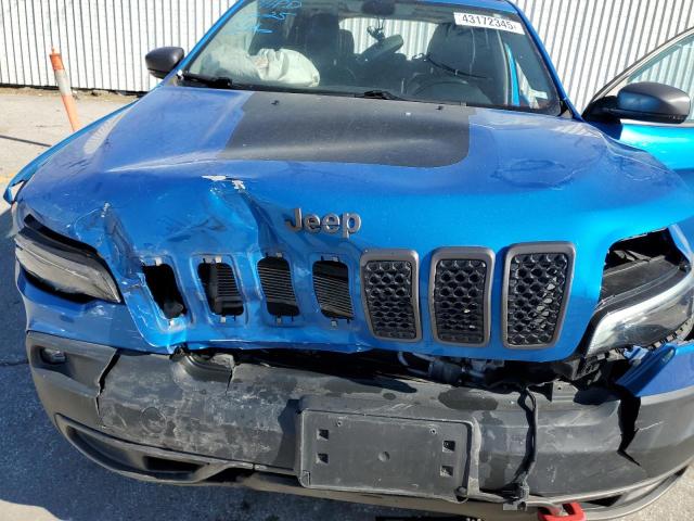 1C4PJMBX7KD274613 - 2019 JEEP CHEROKEE TRAILHAWK BLUE photo 12