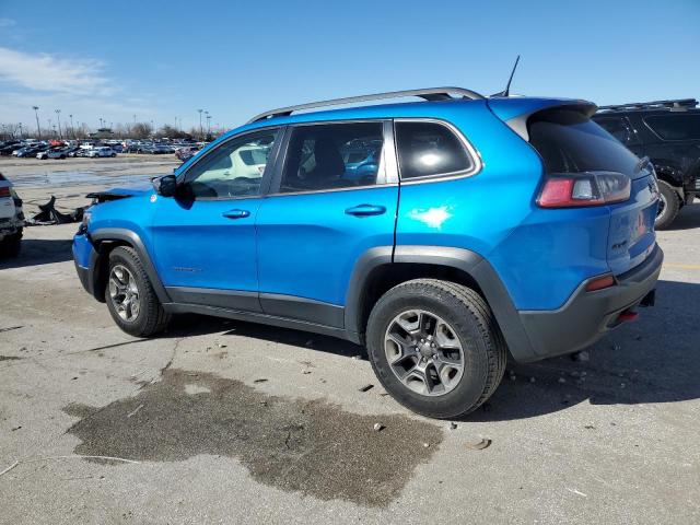 1C4PJMBX7KD274613 - 2019 JEEP CHEROKEE TRAILHAWK BLUE photo 2