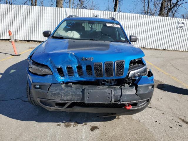 1C4PJMBX7KD274613 - 2019 JEEP CHEROKEE TRAILHAWK BLUE photo 5
