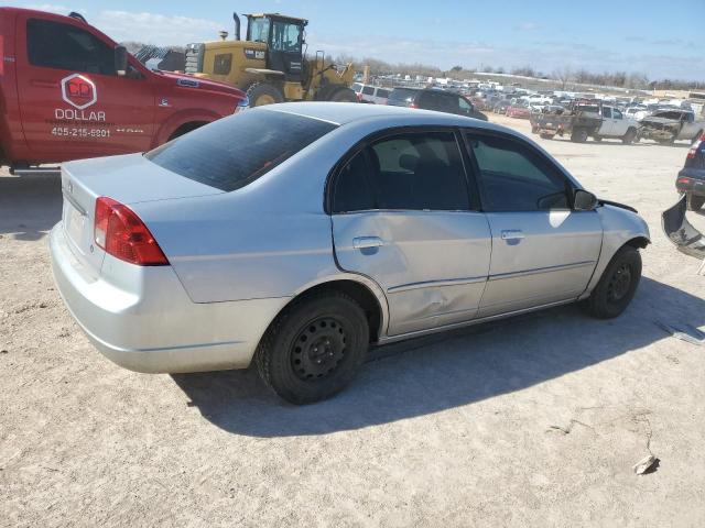 1HGES16683L022933 - 2003 HONDA CIVIC LX GRAY photo 3