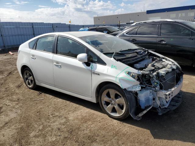 JTDKN3DU6D1652114 - 2013 TOYOTA PRIUS WHITE photo 4