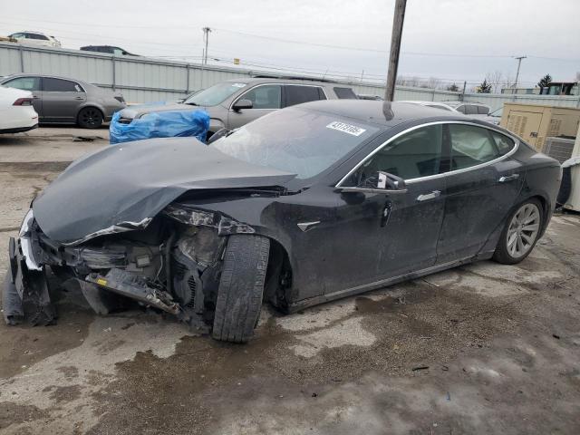 5YJSA1E22LF354405 - 2020 TESLA MODEL S BLACK photo 1