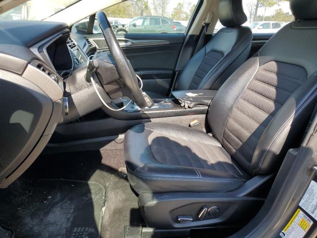 3FA6P0H79HR211853 - 2017 FORD FUSION SE GRAY photo 7