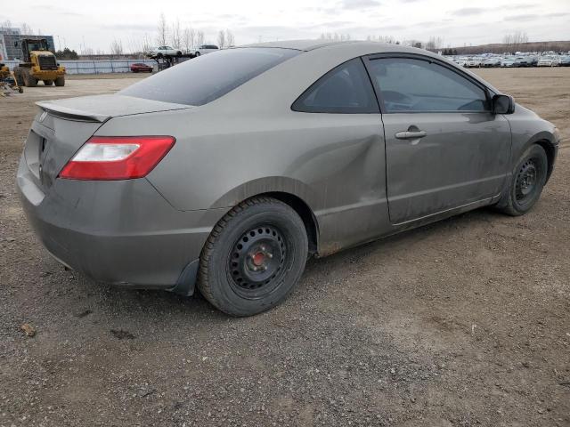 2HGFG12877H012927 - 2007 HONDA CIVIC EX GRAY photo 3