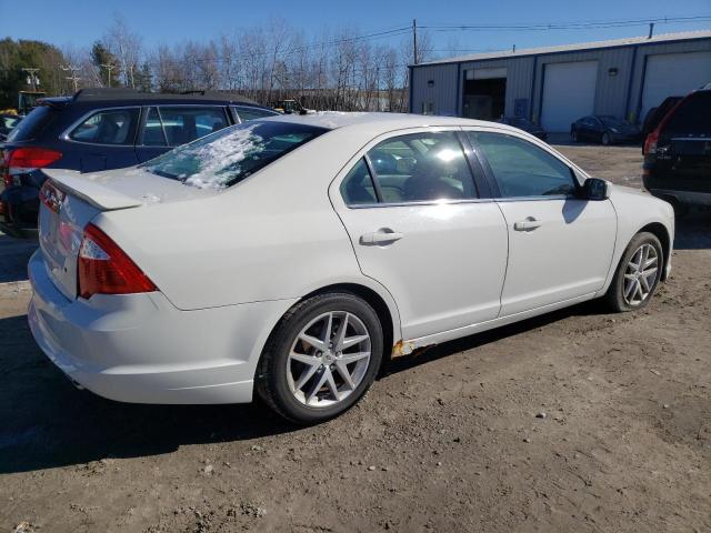 3FAHP0JA4AR209335 - 2010 FORD FUSION SEL WHITE photo 3