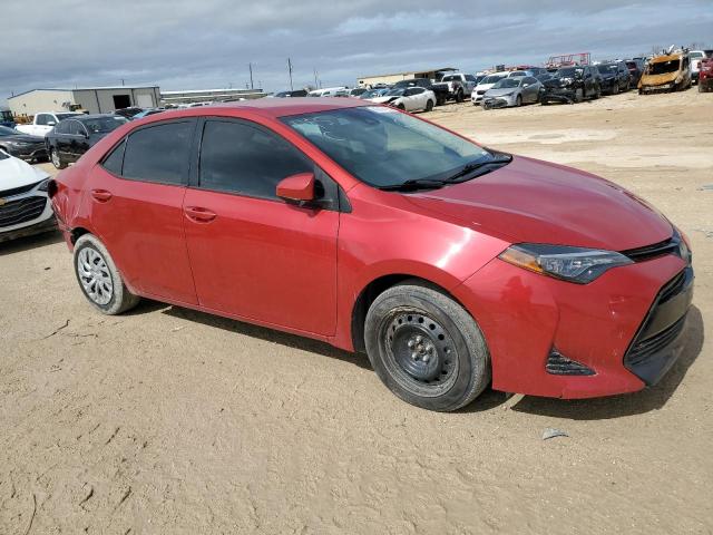 5YFBURHEXJP762356 - 2018 TOYOTA COROLLA L RED photo 4