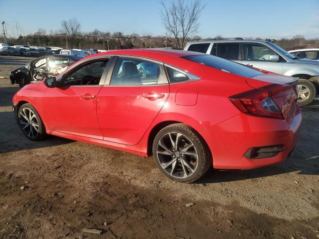 2HGFC2F82KH524650 - 2019 HONDA CIVIC SPORT RED photo 2