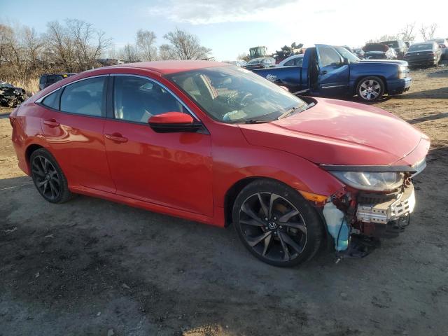 2HGFC2F82KH524650 - 2019 HONDA CIVIC SPORT RED photo 4