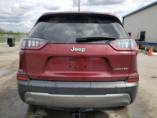 1C4PJLDB7KD396206 - 2019 JEEP CHEROKEE LIMITED BURGUNDY photo 6