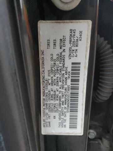 5TEGN92N53Z173885 - 2003 TOYOTA TACOMA DOUBLE CAB PRERUNNER BLACK photo 12