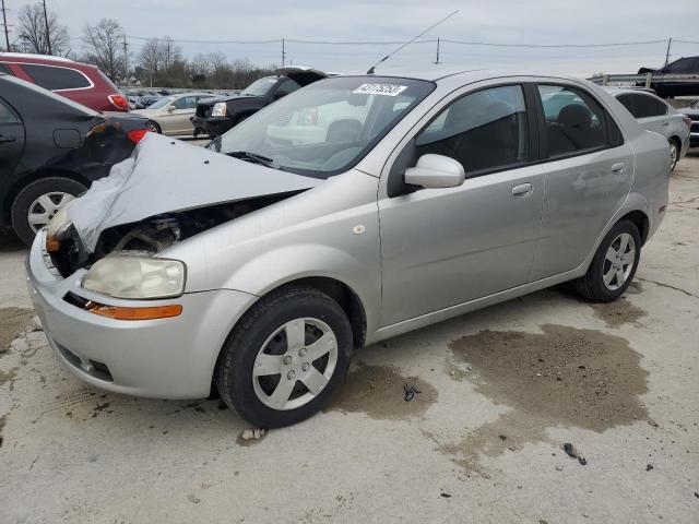 KL1TD566X6B554063 - 2006 CHEVROLET AVEO BASE SILVER photo 1
