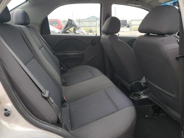 KL1TD566X6B554063 - 2006 CHEVROLET AVEO BASE SILVER photo 10