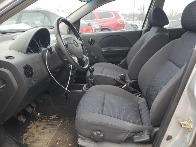 KL1TD566X6B554063 - 2006 CHEVROLET AVEO BASE SILVER photo 7
