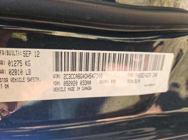 2C3CCABG4DH547346 - 2013 CHRYSLER 300 S BLACK photo 10