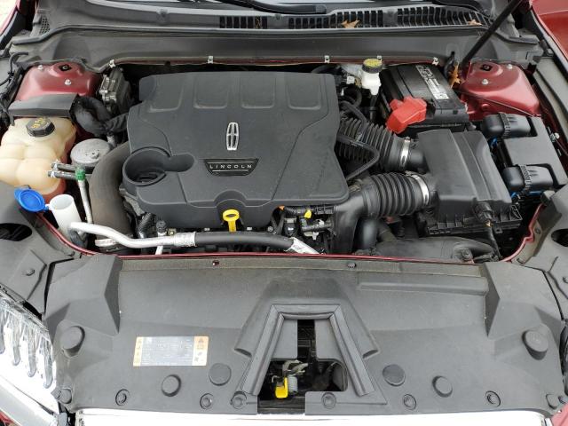 3LN6L5FC9JR619399 - 2018 LINCOLN MKZ RESERVE RED photo 11