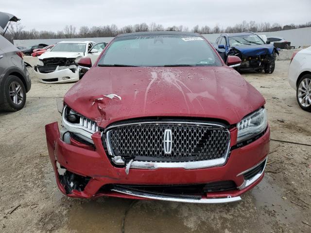 3LN6L5FC9JR619399 - 2018 LINCOLN MKZ RESERVE RED photo 5