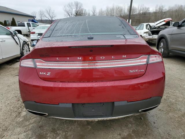 3LN6L5FC9JR619399 - 2018 LINCOLN MKZ RESERVE RED photo 6