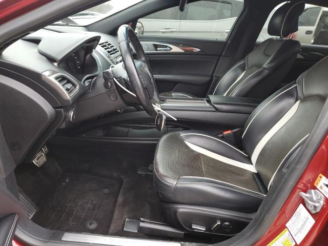 3LN6L5FC9JR619399 - 2018 LINCOLN MKZ RESERVE RED photo 7