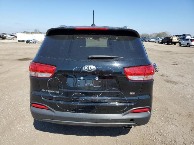 5XYPG4A37HG200891 - 2017 KIA SORENTO LX BLACK photo 6