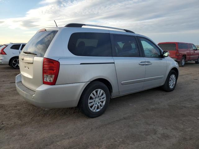 KNDMG4C79E6541985 - 2014 KIA SEDONA LX SILVER photo 3