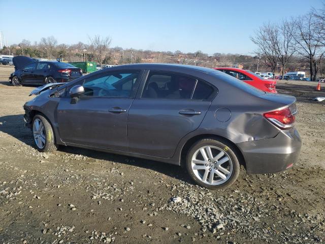 2HGFB2F54DH564210 - 2013 HONDA CIVIC LX GRAY photo 2