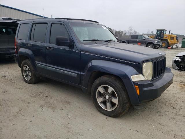 1J8GN28K78W287405 - 2008 JEEP LIBERTY SPORT BLUE photo 4