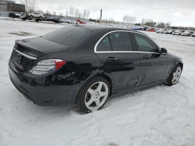 55SWF4KB3FU063097 - 2015 MERCEDES-BENZ C 300 4MATIC BLACK photo 3