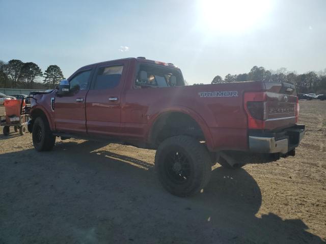 1FT7W2BN0MED76305 - 2021 FORD F250 SUPER DUTY RED photo 2