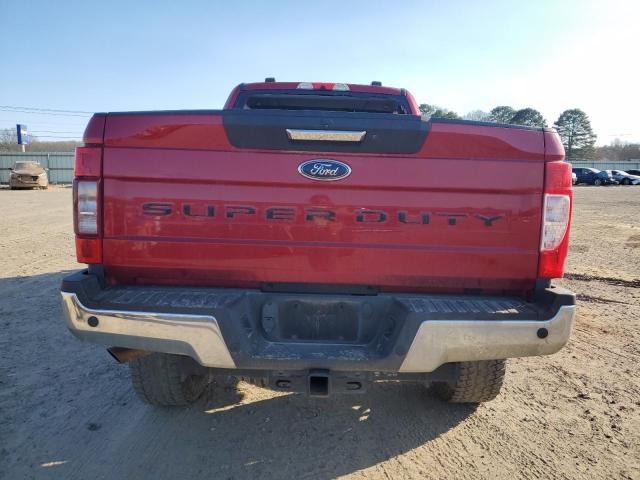 1FT7W2BN0MED76305 - 2021 FORD F250 SUPER DUTY RED photo 6