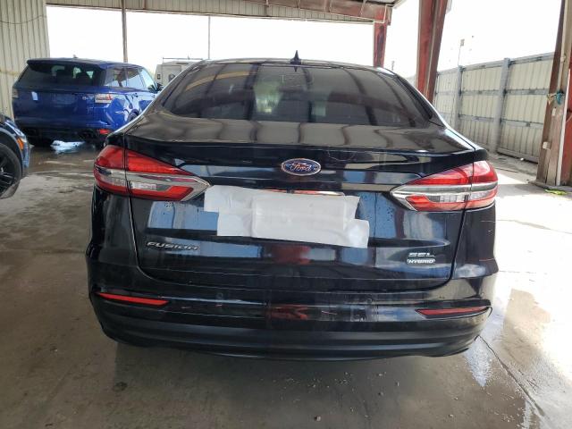 3FA6P0MU8LR139306 - 2020 FORD FUSION SEL BLACK photo 6