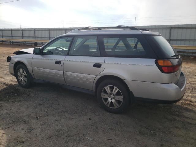 4S3BH675447610955 - 2004 SUBARU LEGACY OUTBACK AWP SILVER photo 2