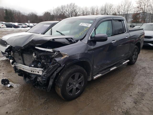 5FPYK3F73LB008321 - 2020 HONDA RIDGELINE RTL GRAY photo 1