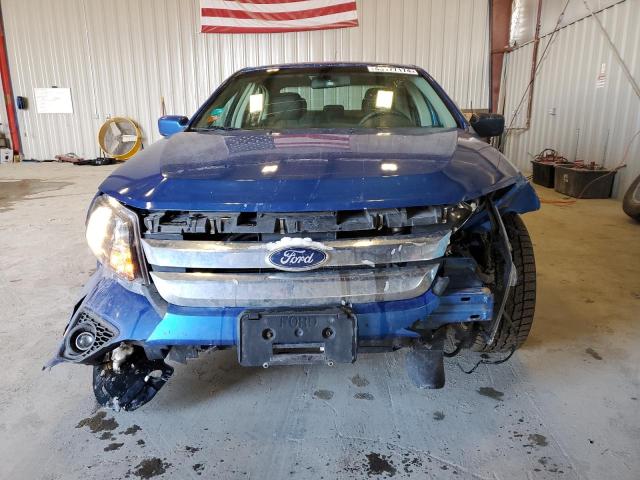 3FAHP0HG1CR422658 - 2012 FORD FUSION SE BLUE photo 5