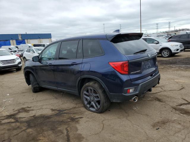 5FNYF8H58NB004371 - 2022 HONDA PASSPORT EXL ლურჯი ფოტო 2